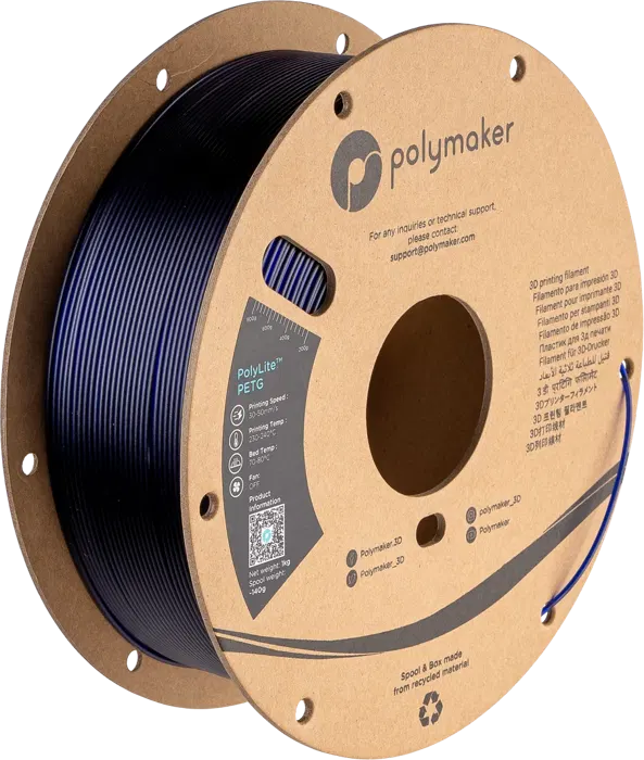 Polymaker POLYLITE PETG TRANSLUCENT AZUL
