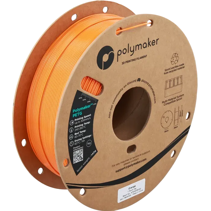 Polymaker POLYMAKER PETG LARANJA