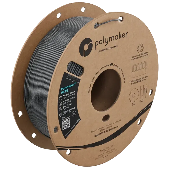 Polymaker POLYMAKER PETG GALAXY CINZA ESCURO