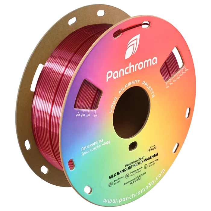Polymaker PANCHROMA PLA DUAL SILK BANQUET (DOURADO-MAGENTA)