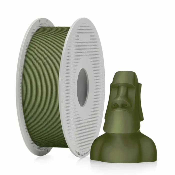 Bambu Lab PLA MATTE - VERDE ESCURO - COM CARRETEL