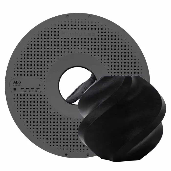 Bambu Lab ABS - PRETO - COM CARRETEL BAMBULAB