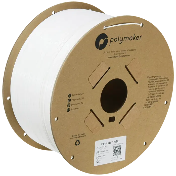 Polymaker POLYLITE ABS BRANCO 3,00 KG