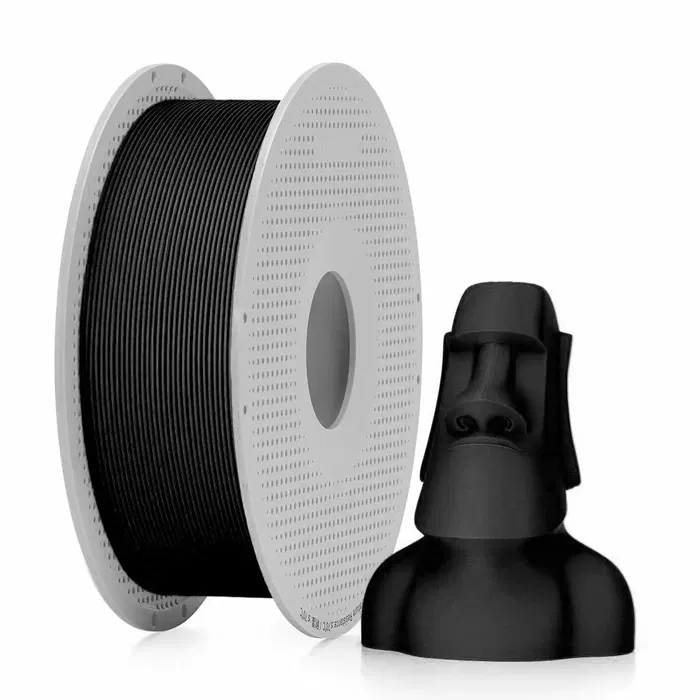 Bambu Lab PLA MATTE - PRETO - COM CARRETEL