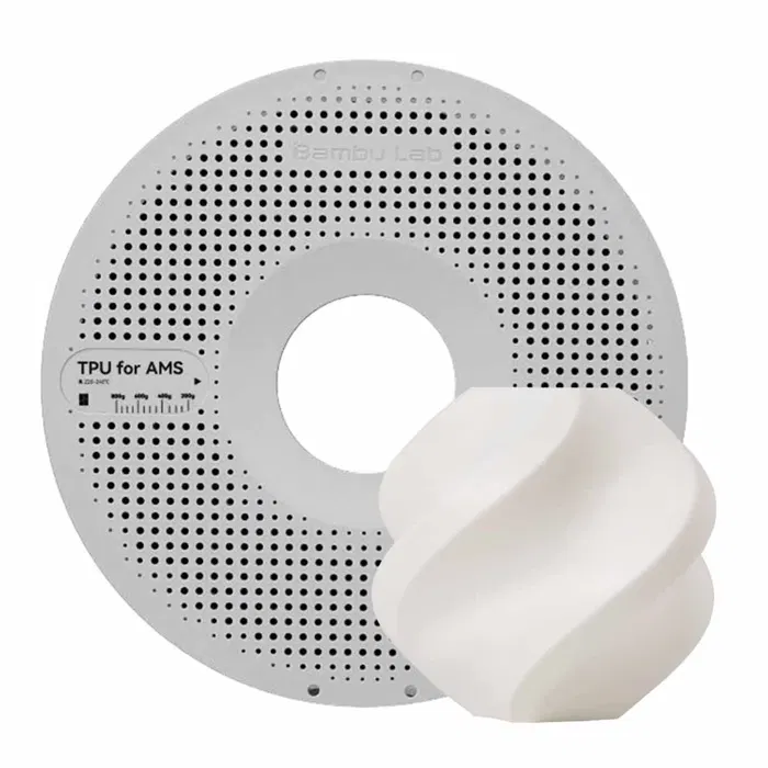 Bambu Lab TPU AMS COM CARRETEL BRANCO BAMBULAB