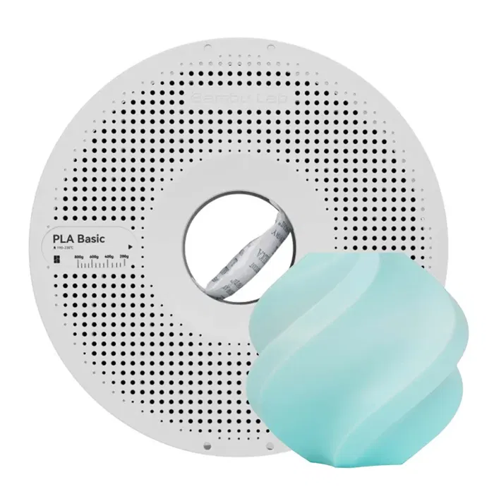 Bambu Lab PLA BASIC - ARCTIC WHISPER - COM CARRETEL BAMBULAB