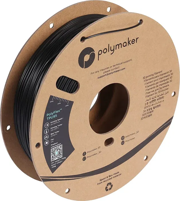 Polymaker POLYFLEX TPU90 PRETO