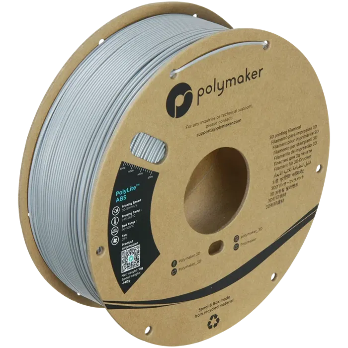 Polymaker POLYLITE ABS CINZA 1,00 KG