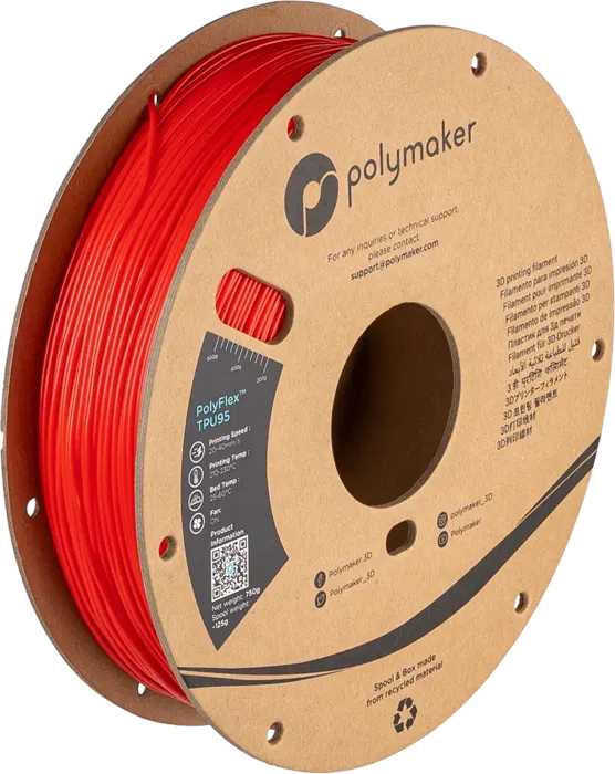Polymaker POLYFLEX TPU95 VERMELHO