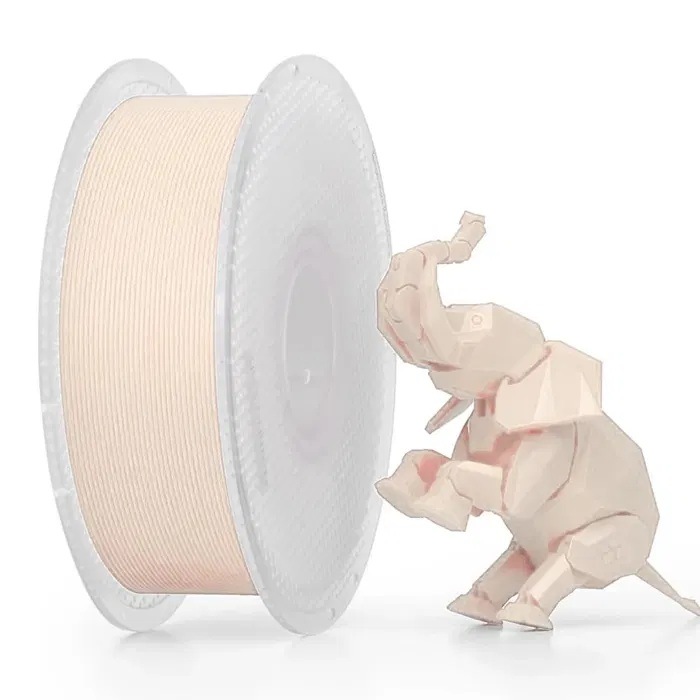 Bambu Lab PLA BASIC - BEGE - COM CARRETEL BAMBULAB