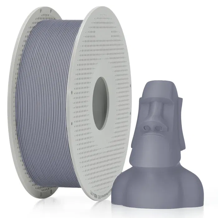 Bambu Lab PLA MATTE - ASH GRAY - COM CARRETEL