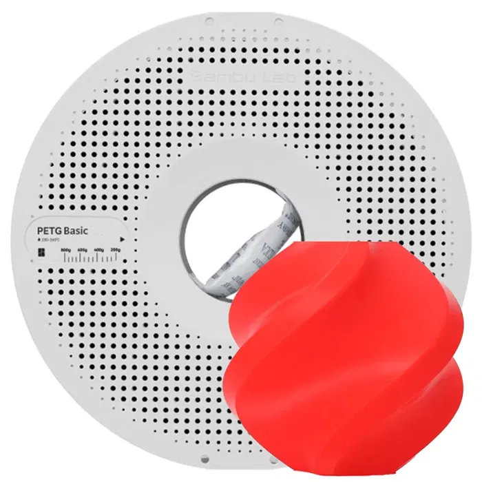 Bambu Lab BAMBU PETG BASIC-VERMELHO- COM CARRETEL