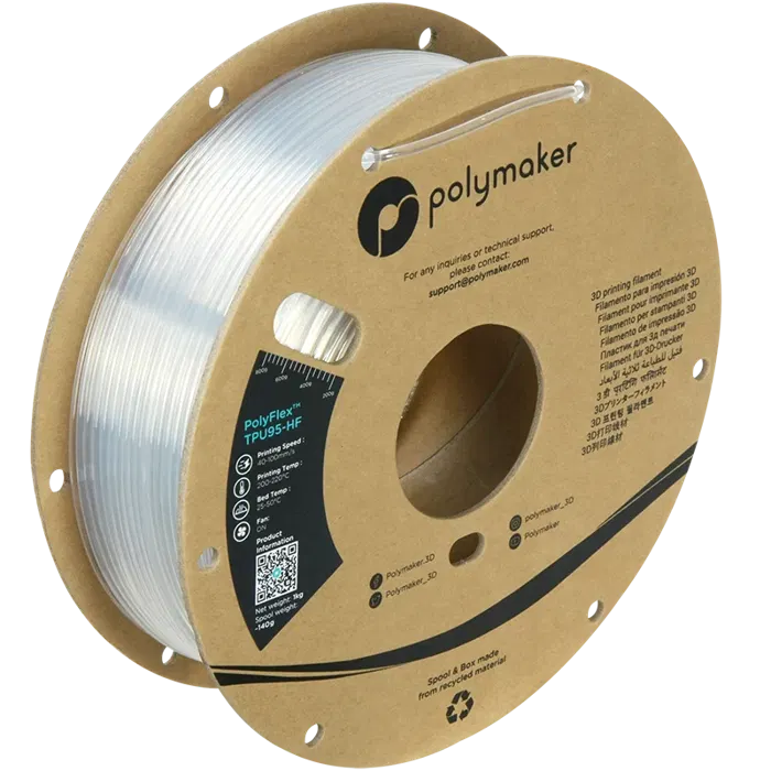 Polymaker POLYFLEX TPU95-HF TRANSPARENTE