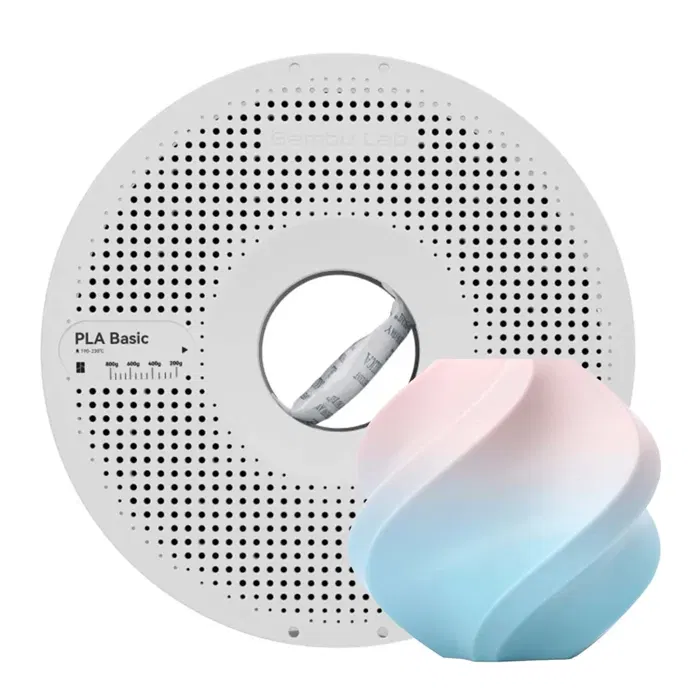 Bambu Lab PLA BASIC - NUVEM DE ALGODAO DOCE - COM CARRETEL BAMBULAB