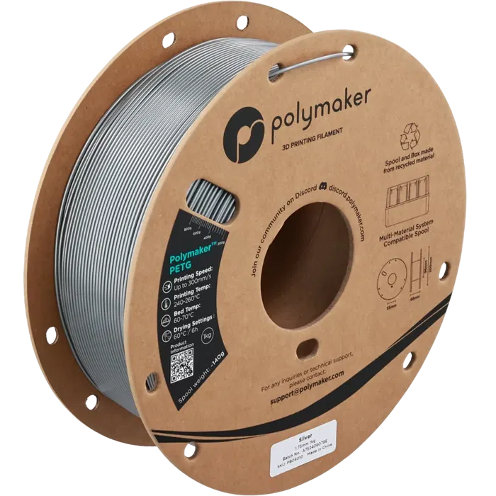 Polymaker POLYMAKER PETG PRATA