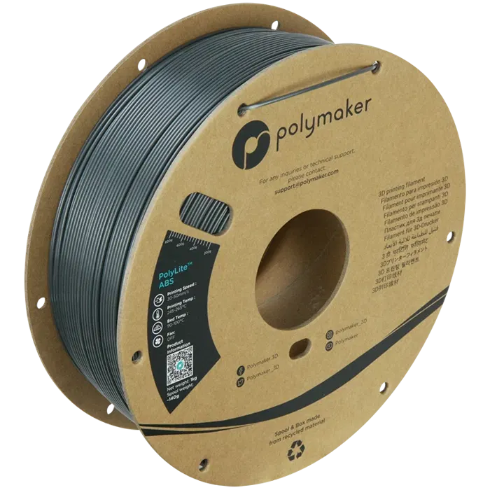 Polymaker POLYLITE ABS CINZA ESCURO