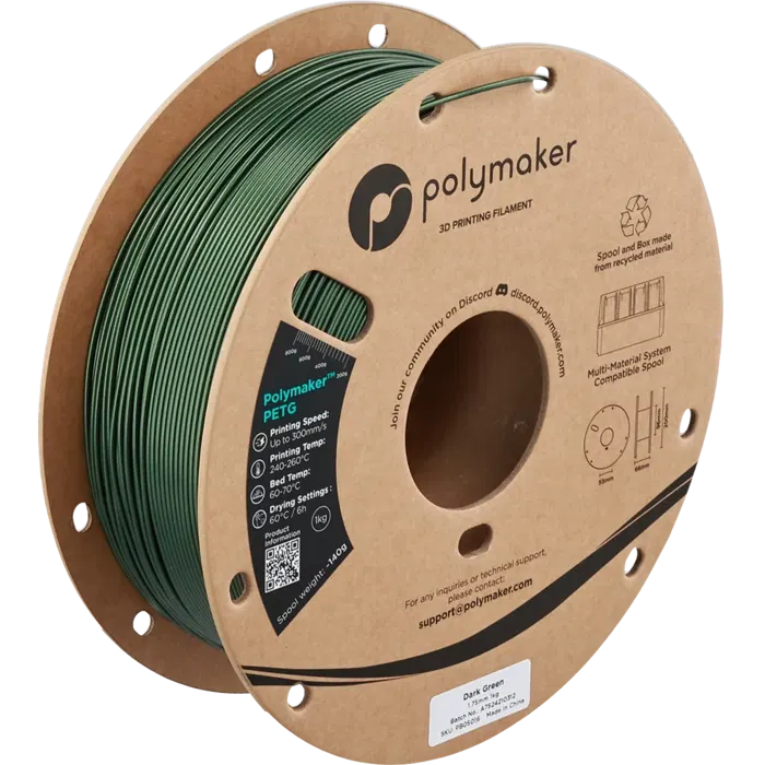 Polymaker POLYMAKER PETG VERDE ESCURO