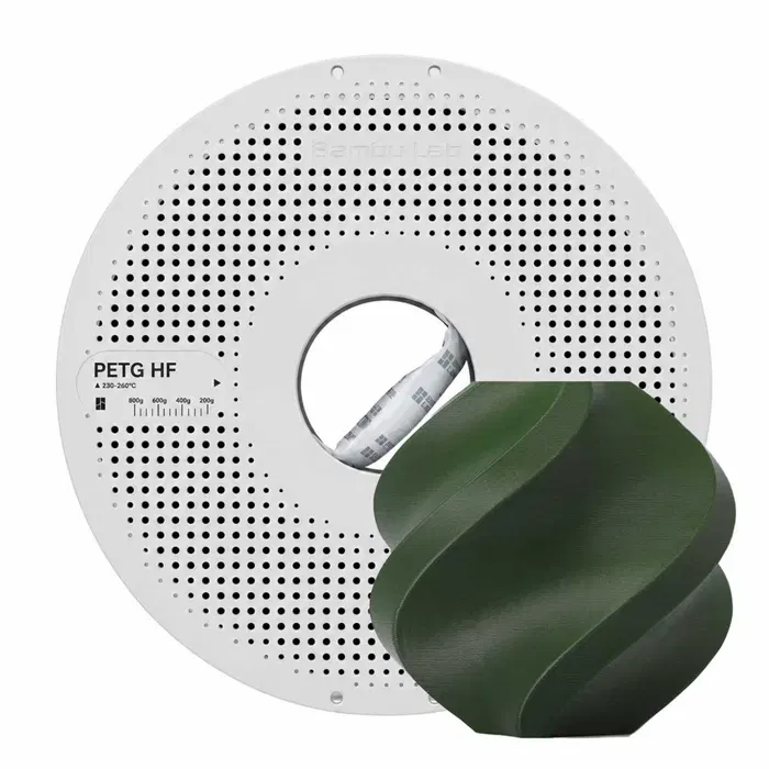 Bambu Lab PETG HF - FOREST GREEN - COM CARRETEL BAMBULAB