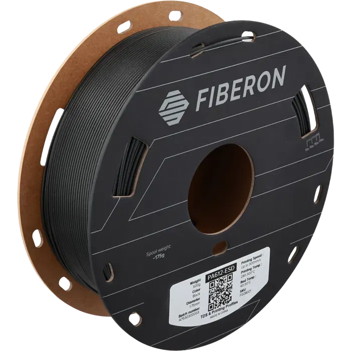 Polymaker FIBERON PA612-ESD PRETO