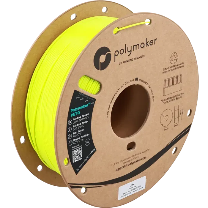 Polymaker POLYMAKER PETG VERDE LIMÃO