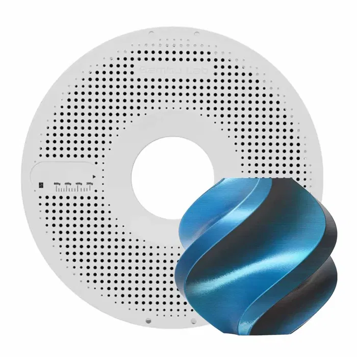 Bambu Lab BAMBU PLA SILK-AZUL FANTASMA - COM CARRETEL