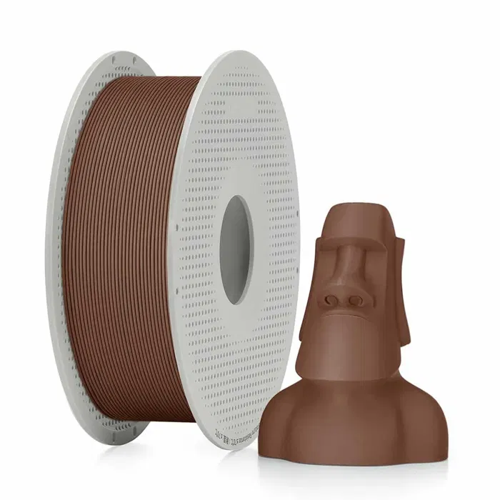 Bambu Lab PLA MATTE - MARROM ESCURO - COM CARRETEL
