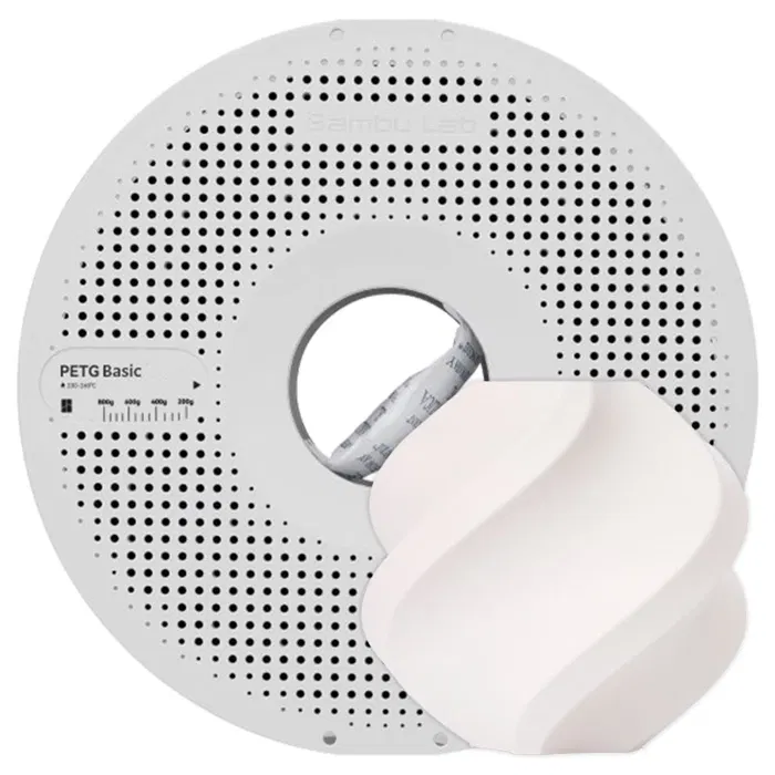 Bambu Lab BAMBU PETG BASIC-BRANCO - COM CARRETEL