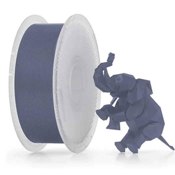 Bambu Lab PLA BASIC - CINZA AZULADO C/ CARRETEL BAMBULAB