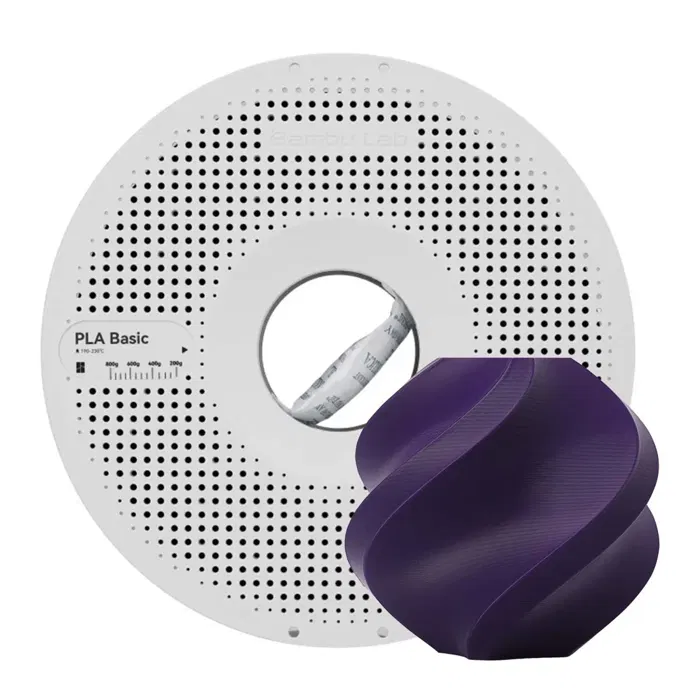 Bambu Lab PLA BASIC - INDIGO ROXO - COM CARRETEL BAMBULAB