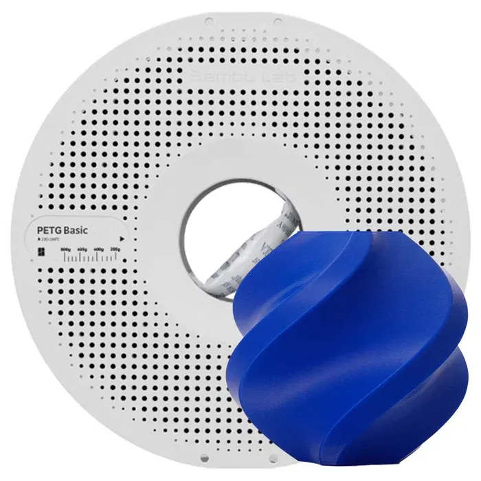 Bambu Lab BAMBU PETG BASIC-REFLEXO AZUL- COM CARRETEL