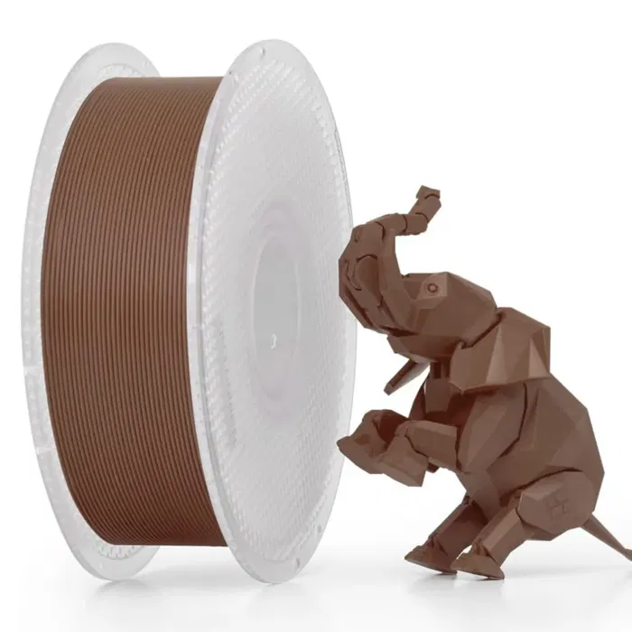 Bambu Lab PLA BASIC - COCOA BROWN - COM CARRETEL BAMBULAB