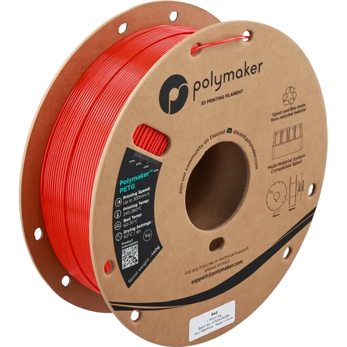 Polymaker POLYMAKER PETG VERMELHO