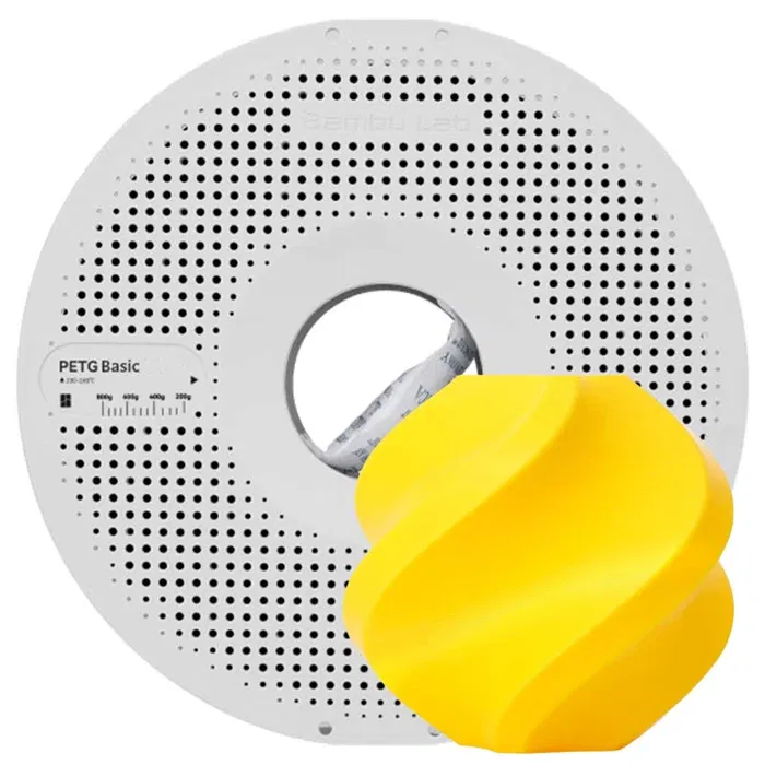Bambu Lab BAMBU PETG BÁSICO - AMARELO - COM CARRETEL