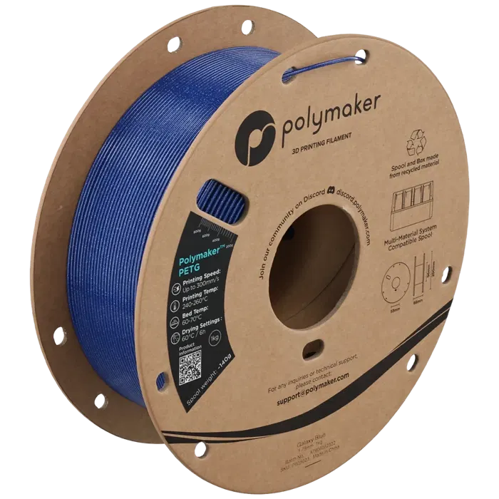 Polymaker POLYMAKER PETG GALAXY AZUL