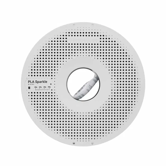 Bambu Lab PLA SPARKLE - SLATE GRAY SPARKLE - COM CARRETEL BAMBULAB