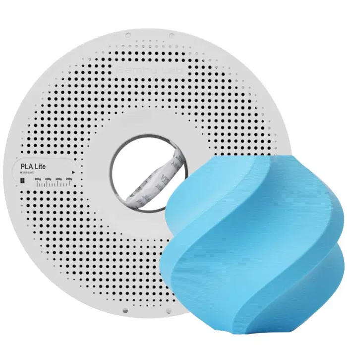 Bambu Lab BAMBU PLA LITE-CYAN- COM CARRETEL REUTILIZÁVEL BAMBU