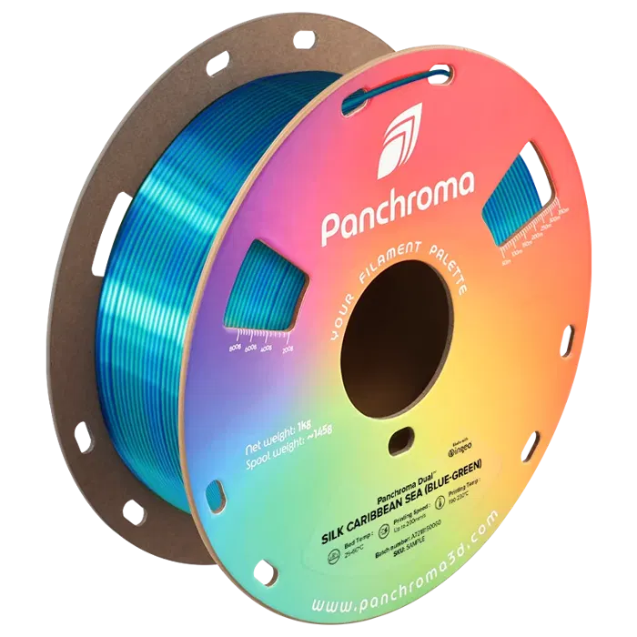 Polymaker PANCHROMA PLA DUAL SILK CARIBBEAN SEA (AZUL-VERDE)
